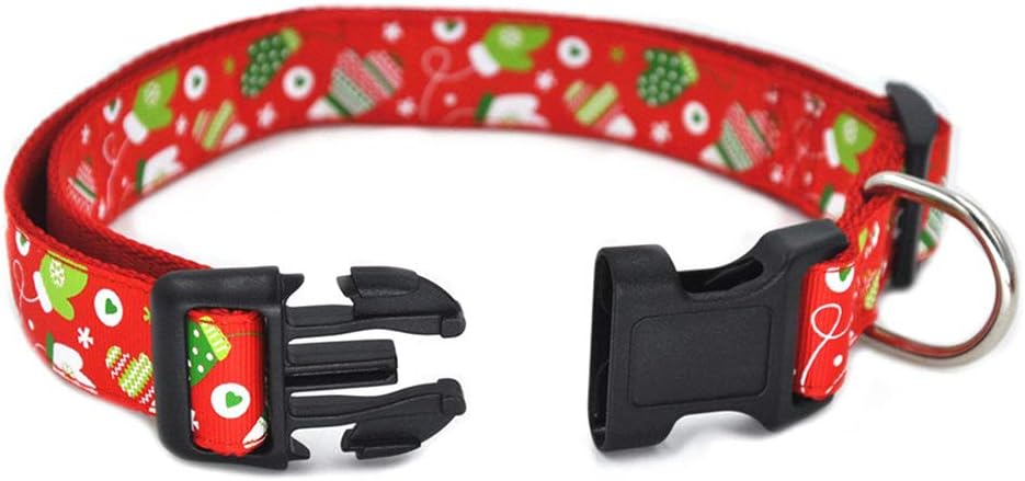 Mittens Christmas Dog Collar