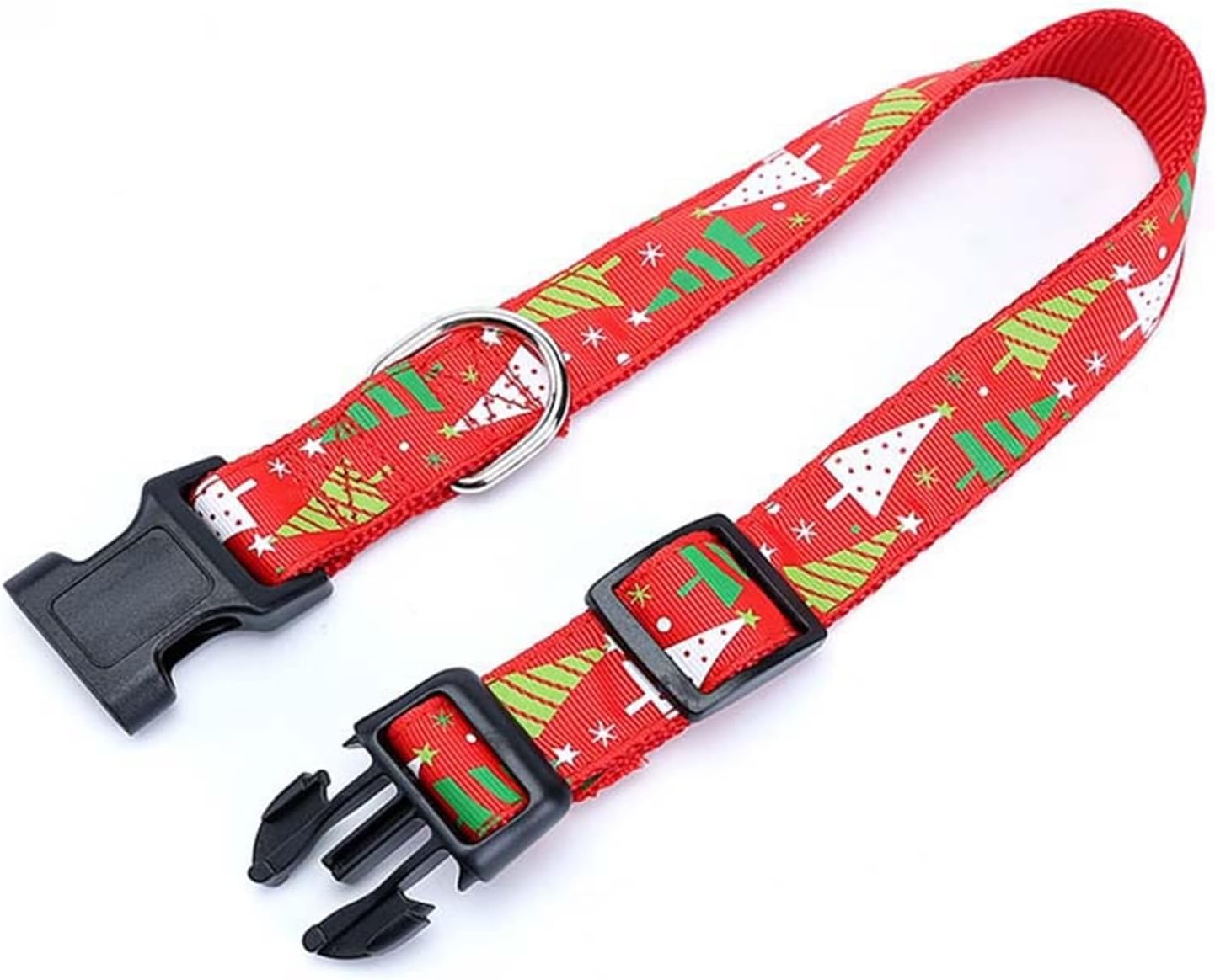 Festive Trees Christmas Dog Collar