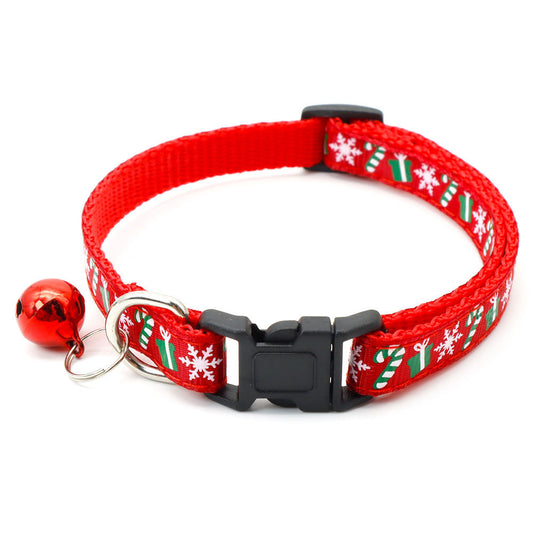 Red Christmas Cat Collar