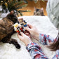 Christmas Nutcrackers Cat Toys, Set of 2