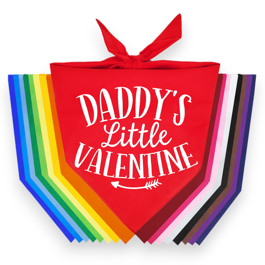 Daddy's Little Valentine Bandana