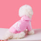 Pink Adidog Dog Hoodie