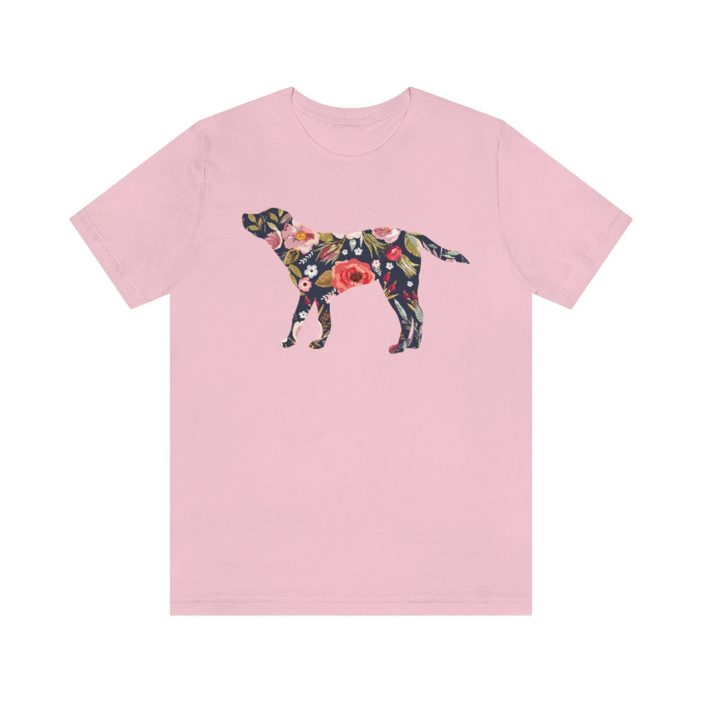 Labrador Retriever Floral Shirt