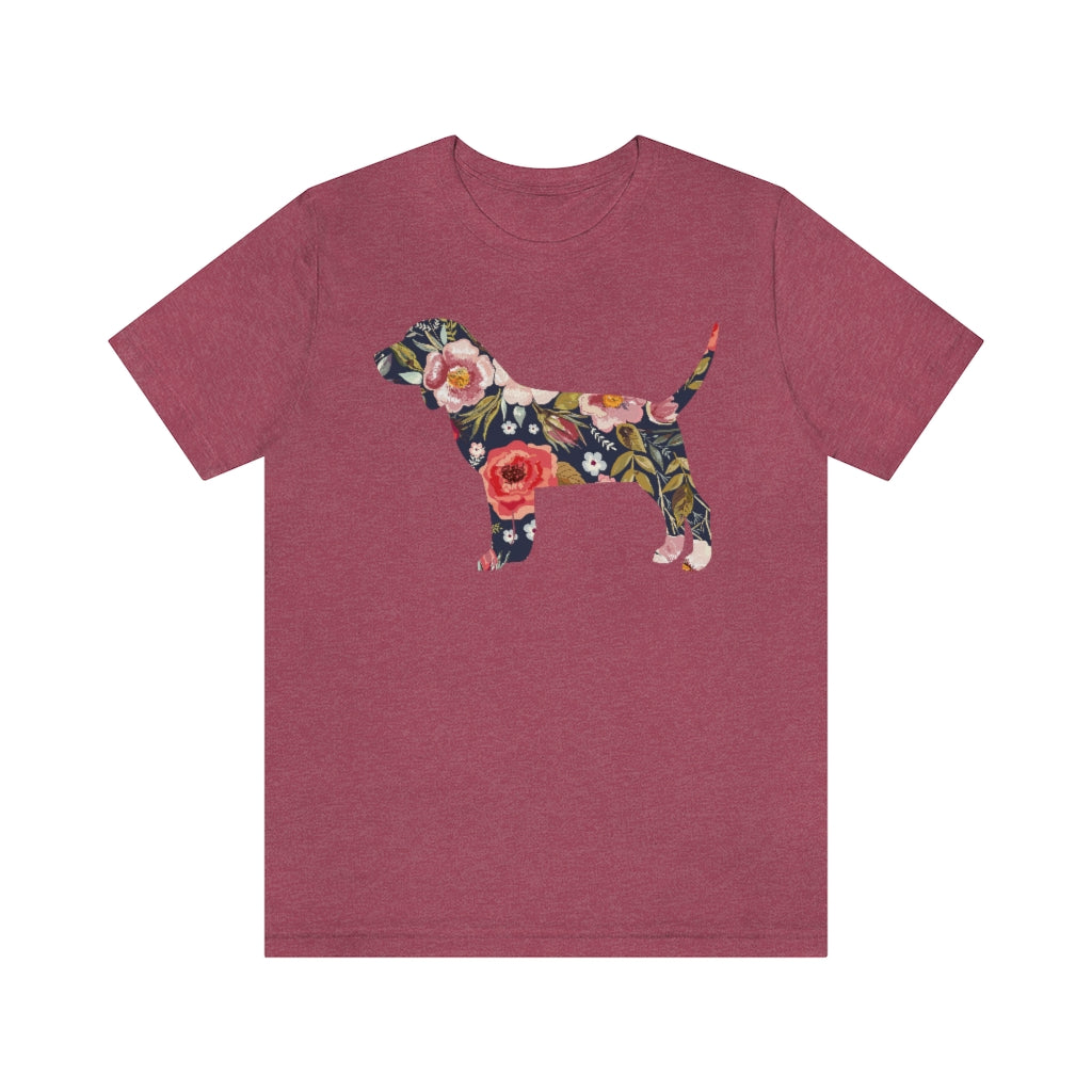 Beagle Floral Shirt