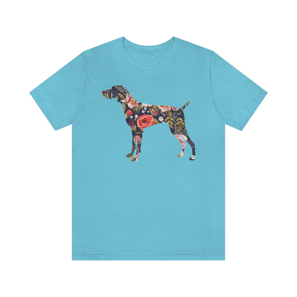 German Shorthaired Pointer Floral Shirt