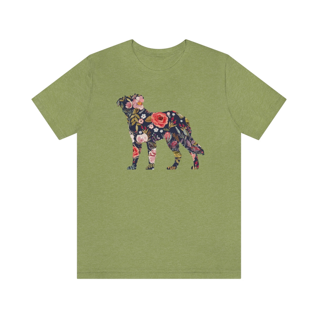 Australian Shepherd Floral Shirt