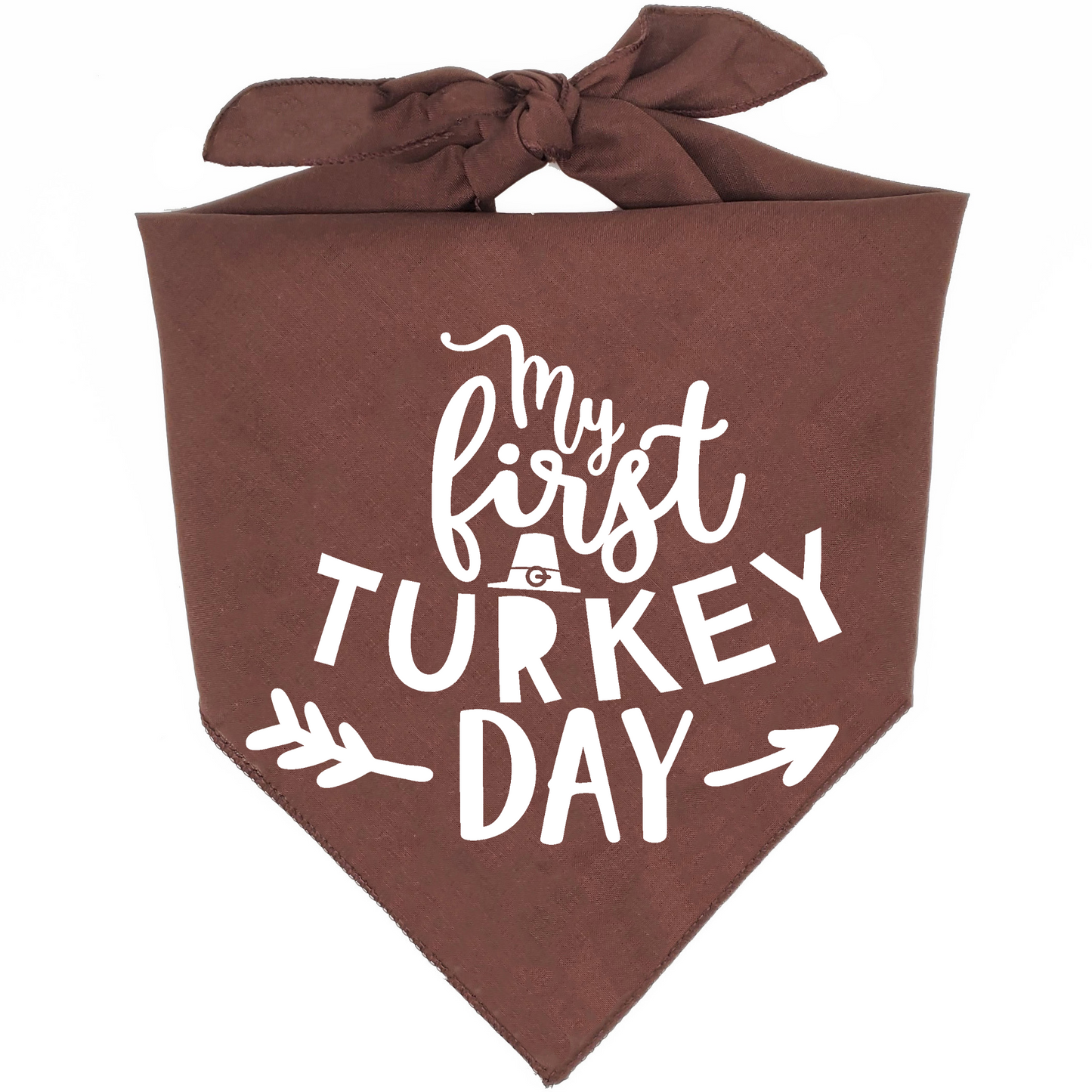 My First Turkey Day Thanksgiving Bandana