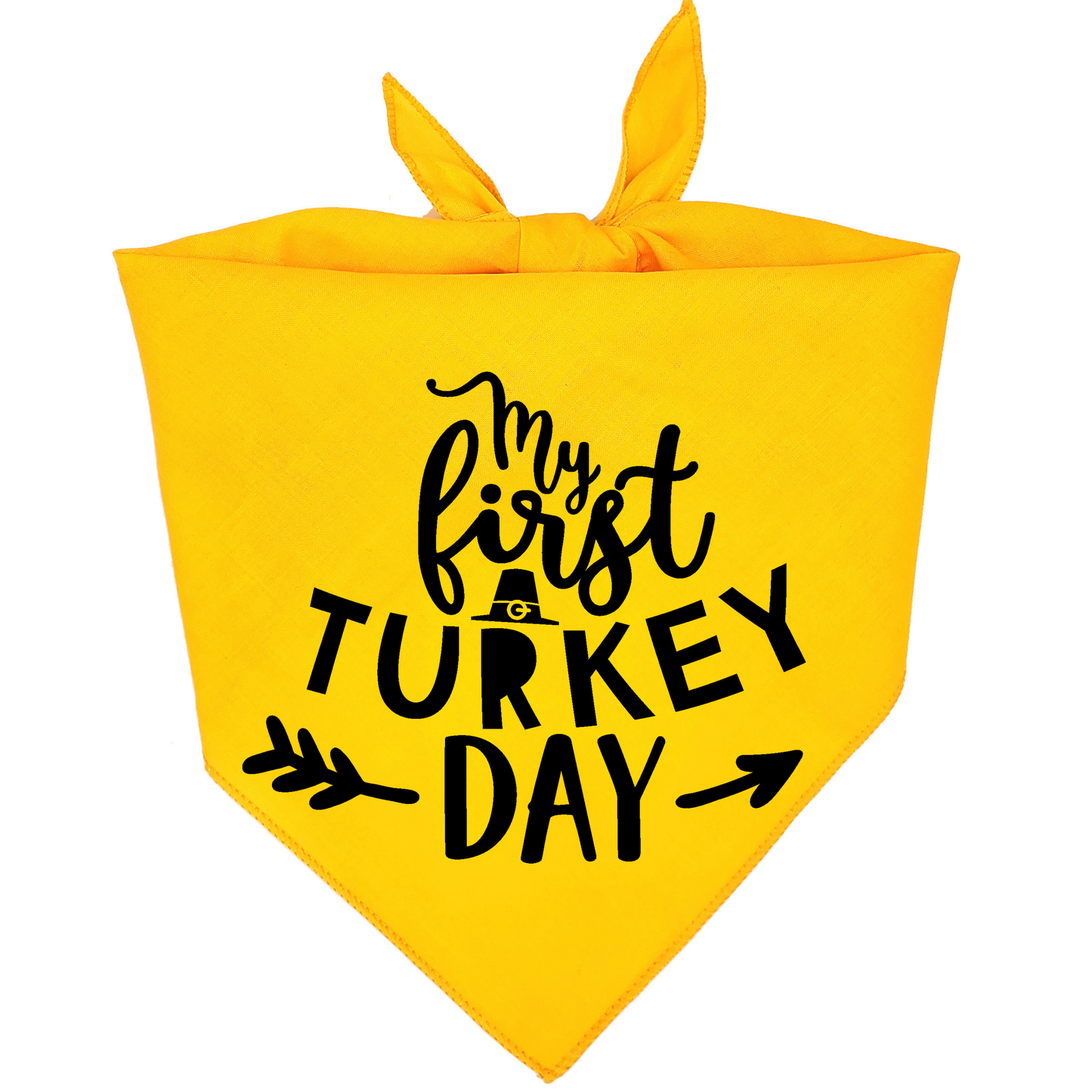 My First Turkey Day Thanksgiving Bandana