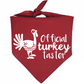 Official Turkey Taster Thanksgiving Bandana