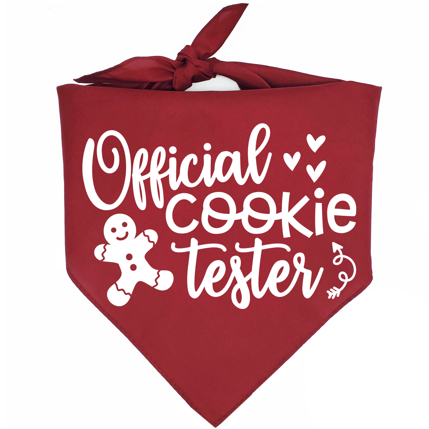 Official Christmas Cookie Taster Bandana