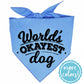 World's Okayest Dog Bandana
