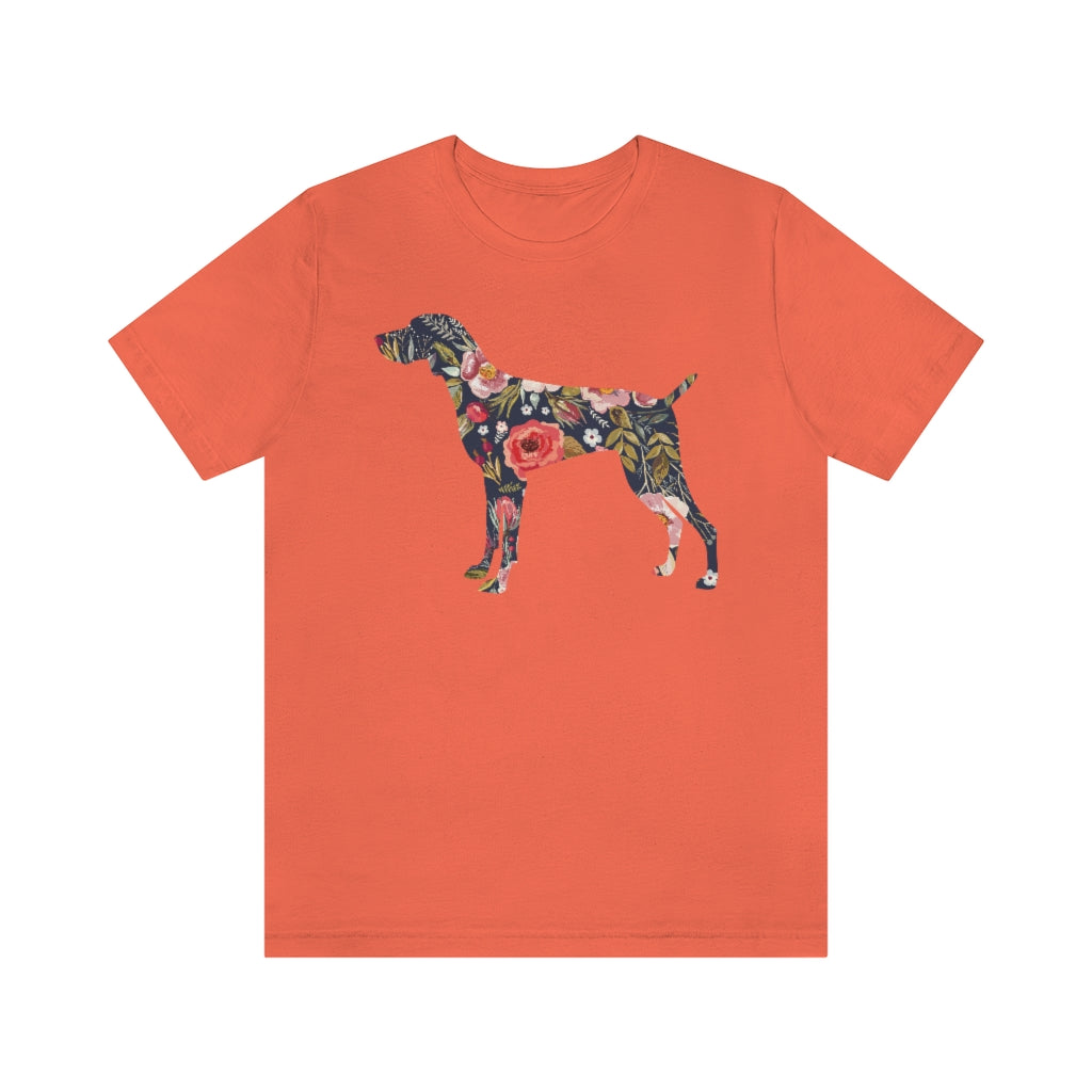 German Shorthaired Pointer Floral Shirt